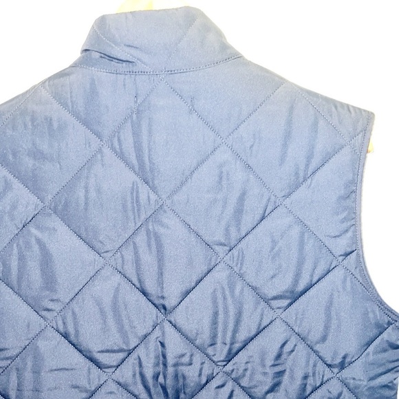 J. Crew Mercantile 100% Polyester Navy Blue Quilted Women’s Vest - Picture 11 of 13